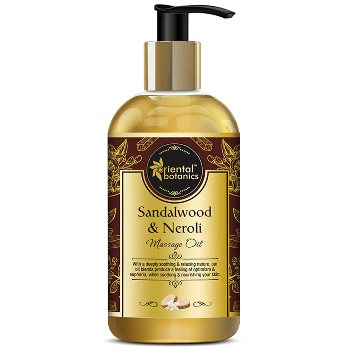 Oriental Botanics Body Massage Oil with Sandalwood & Neroli