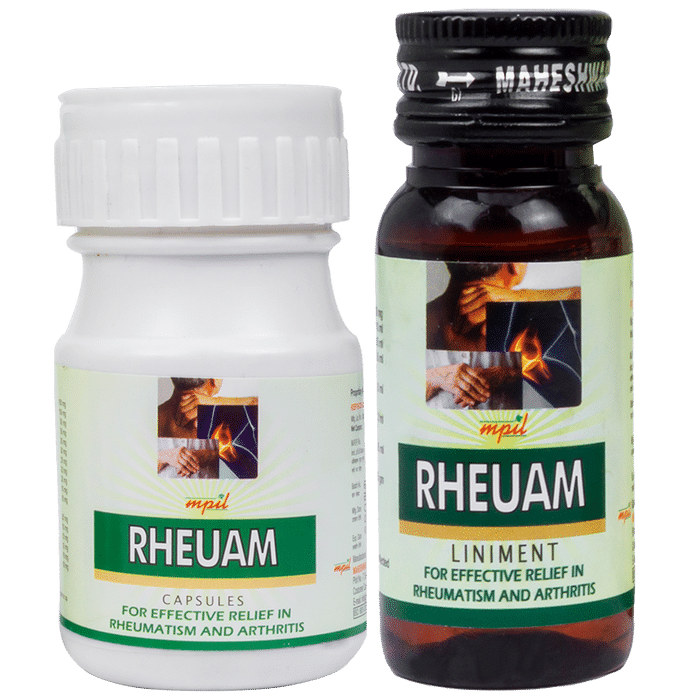 Mpil Rheuam 60 Capsule with Rheuam Liniment 30ml Free