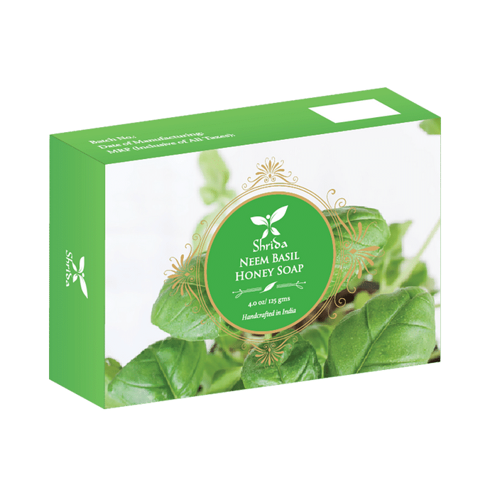 Shrida Neem Basil Honey Soap