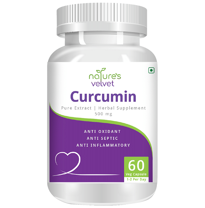 Nature's Velvet Curcumin Pure Extract 500mg Capsule