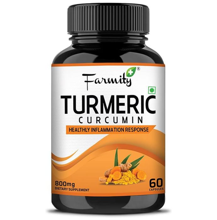 Farmity Turmeric Curcumin 800mg Capsule