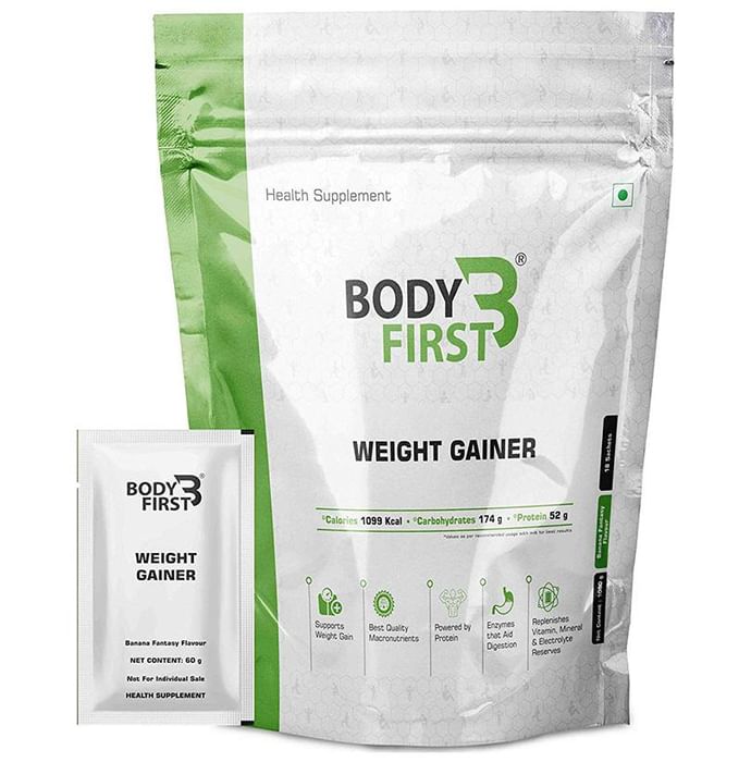 Body First Weight Gainer Sachet (60gm Each) Banana Fantasy
