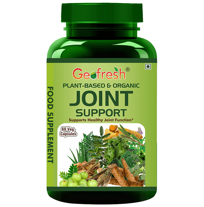 Geofresh Natural Plant Based & Organic Joint Support Veg Capsule