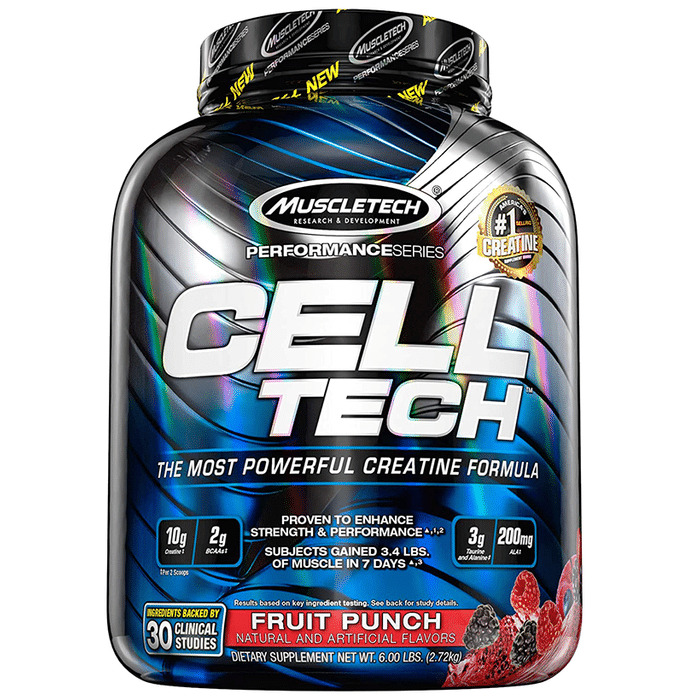 Muscletech Performance Series Cell Tech Creatine Formula Fruit Punch
