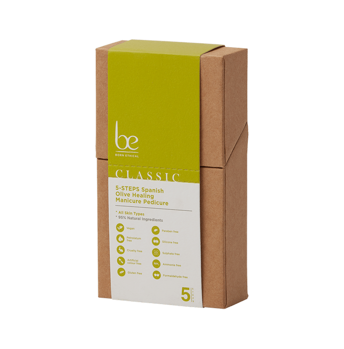 Born Ethical Spanish Olive Healing Classic Manicure Pedicure Kit