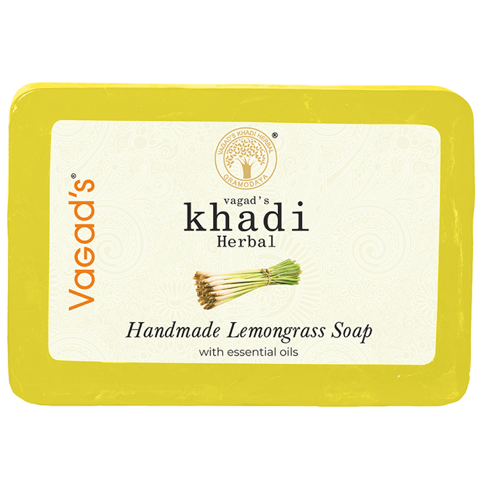 Vagad's Khadi Herbal Handmade Soap Lemongrass Soap