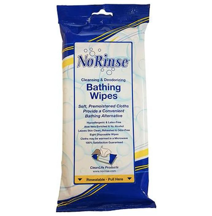 CleanLife Cleansing & Deodorizing No Rinse Bathing Wipes