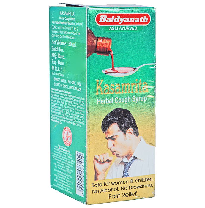 Baidyanath (Jhansi) Kasamrita Herbal Cough Syrup
