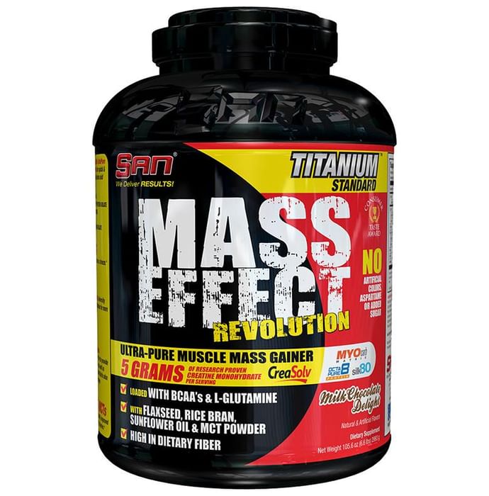 SAN Mass Effect Revolution Mass Gainer Powder Milk Chocolate Delight