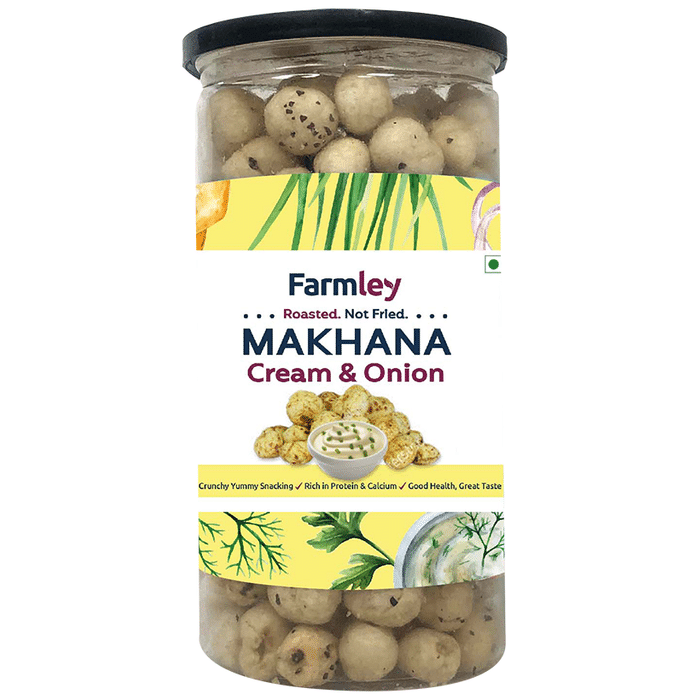Farmley Cream & Onion Makhana (90gm Each)