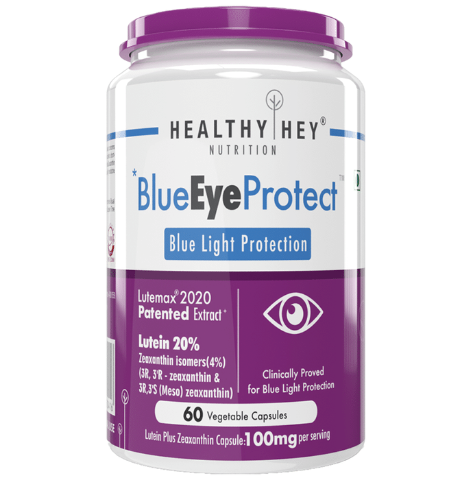HealthyHey Nutrition Blue Eye Protect 100mg Vegetable Capsule