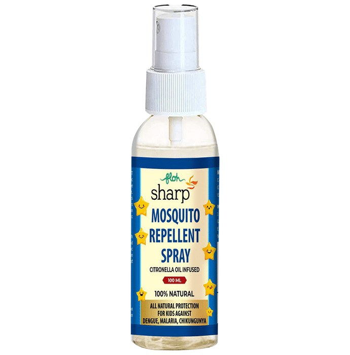 FLOH Sharp Mosquito Repellent Spray Citronella Oil Infused
