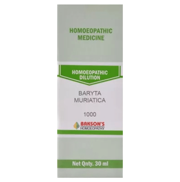 Bakson's Baryta Muriatica Dilution 1000 CH