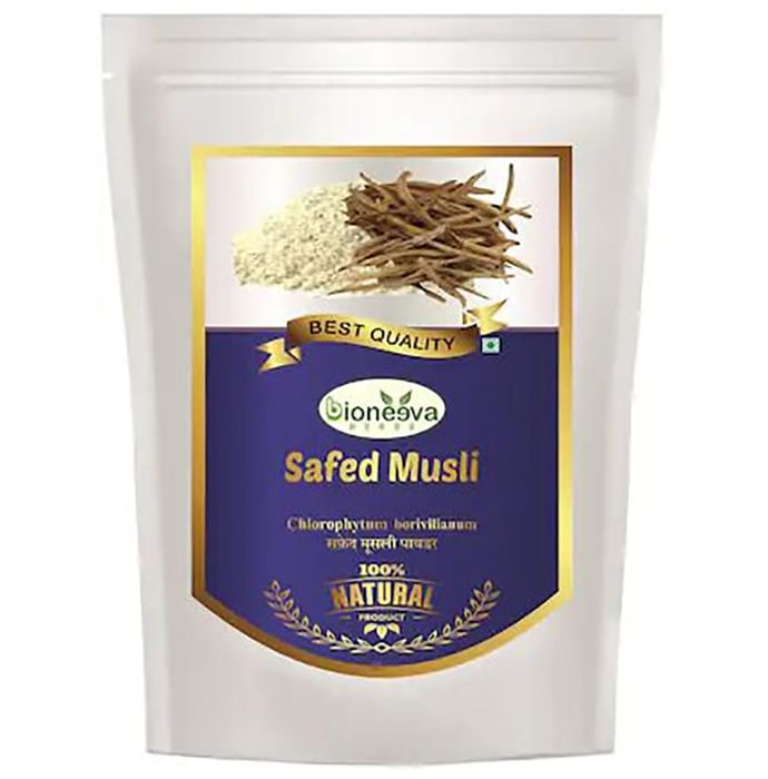 Bioneeva Herbs Safed Musli Root Powder (Chlorophytum Borivilianum)