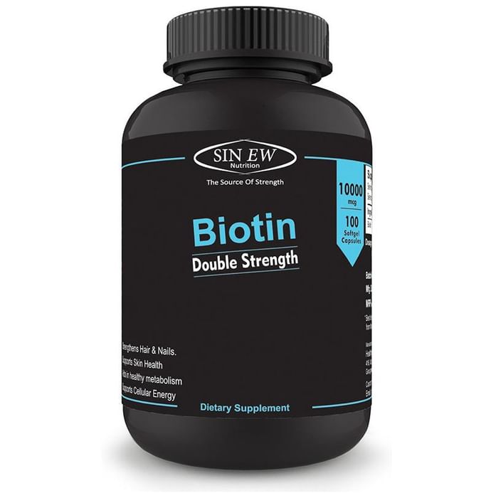 Sinew Nutrition Biotin 10,000mcg Softgel Capsule