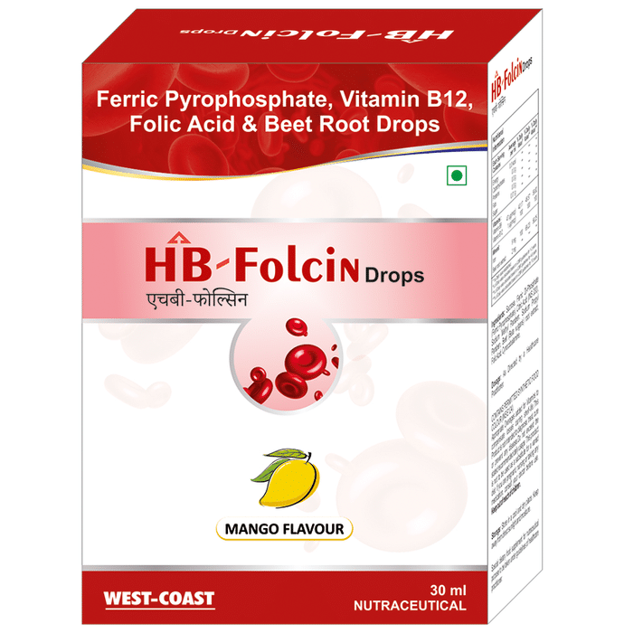HB-Folcin Oral Drops Mango