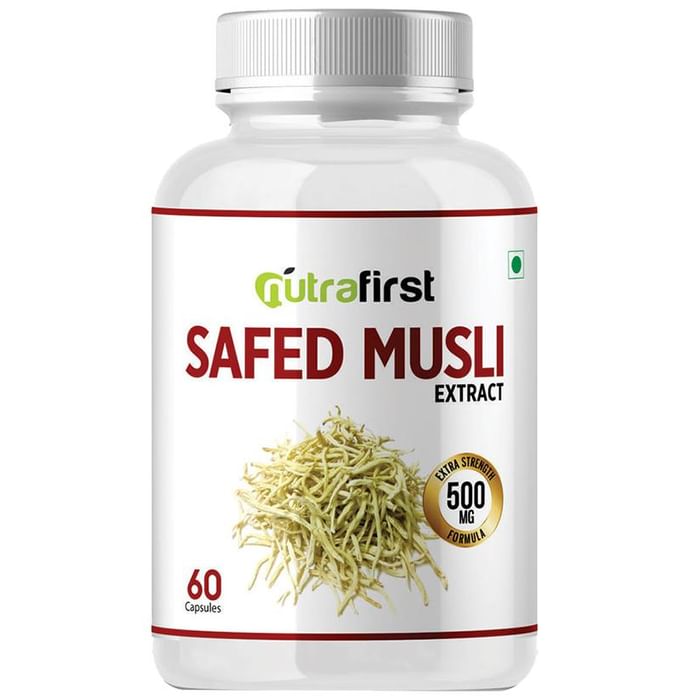 Nutrafirst Safed Musli Extract 500mg Capsule
