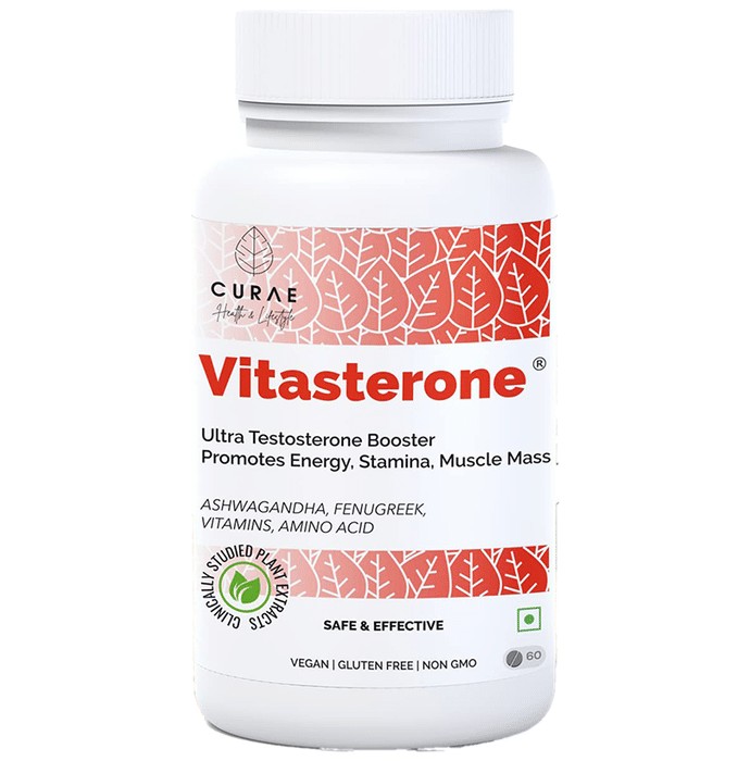 Curae Health & Lifestyle Vitasterone Ultra Testosterone Booster Tablet