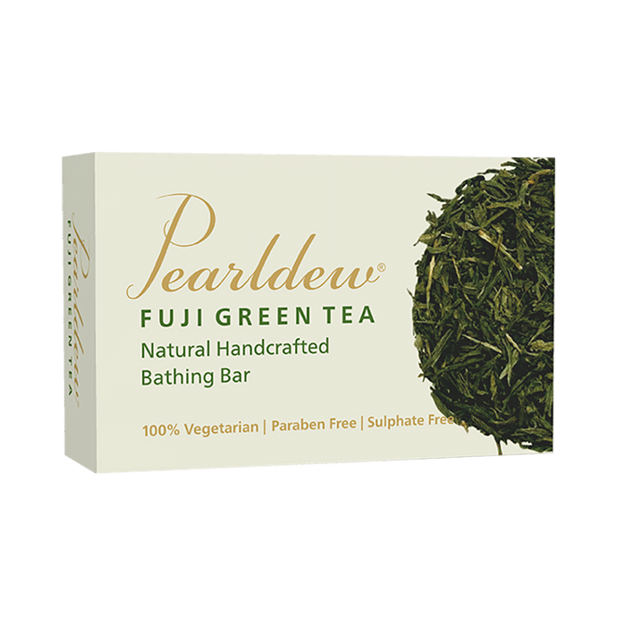 Pearldew Fuji Green Tea Natural Handcrafted Bathing Bar