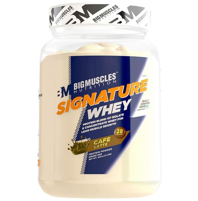 Big Muscles Nutrition Signature Whey Protein Cafe Latte