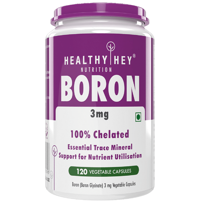 HealthyHey Nutrition Boron 3mg Vegetable Capsule