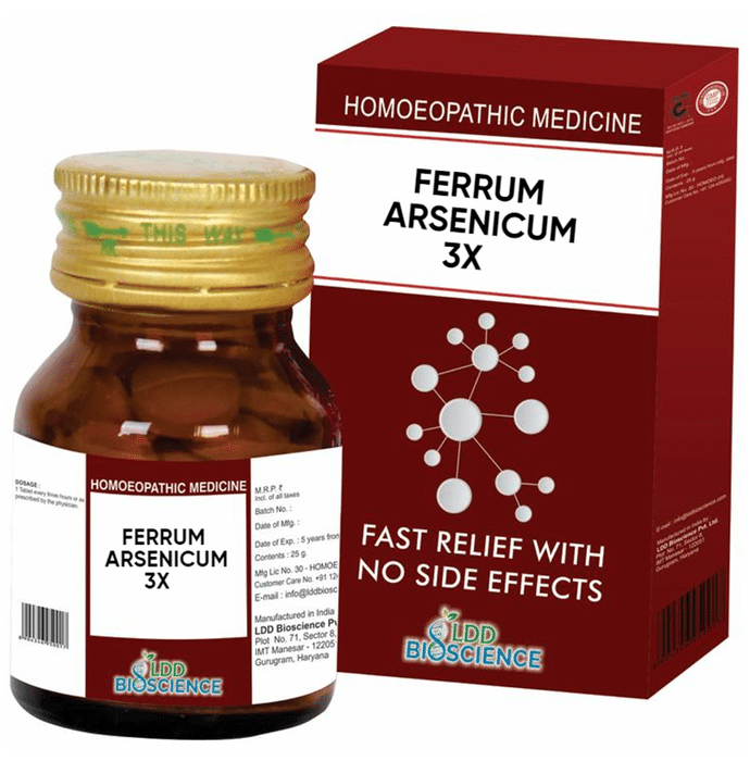 LDD Bioscience Ferrum Arsenicum 3X