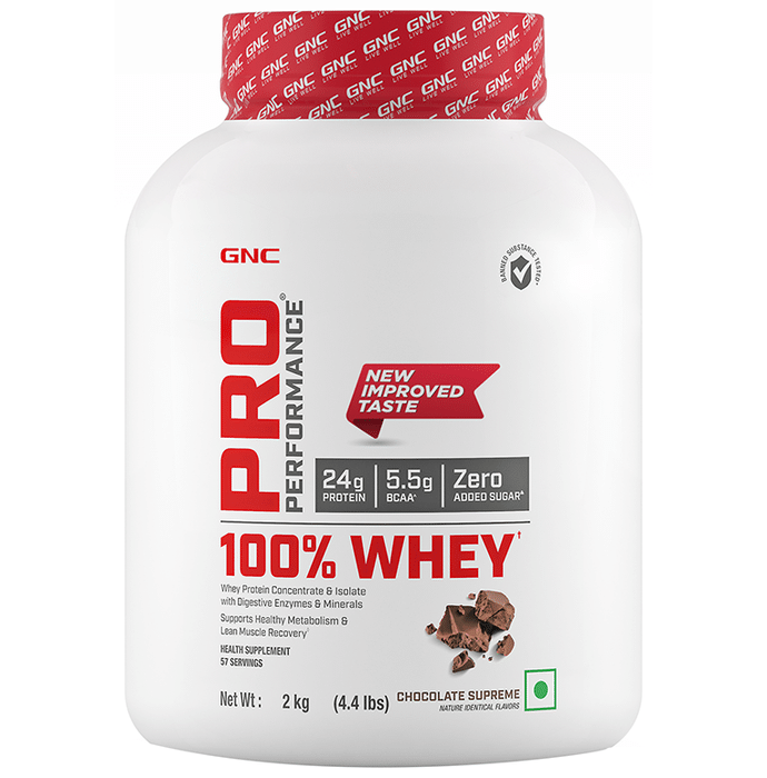 GNC Pro Performance 100% Whey Protein Chocolate Supreme
