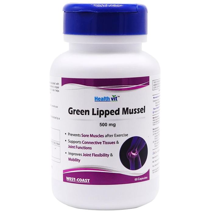 HealthVit Green Lipped Mussel 500mg Capsule