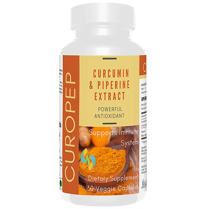 Sharrets Curopep 95% Curcumin & Piperine Extract Capsule