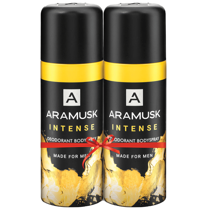 Aramusk Intense Deodorant Body Spray (150ml Each)