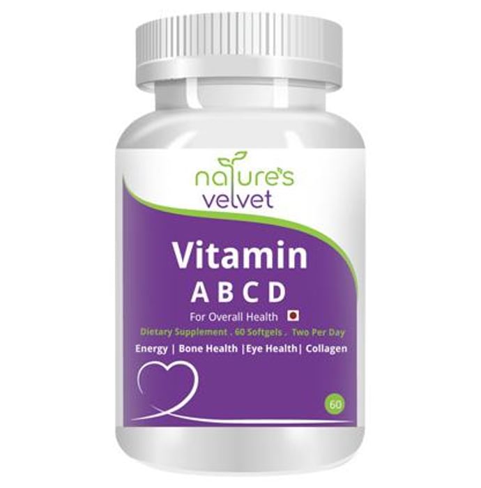 Nature's Velvet Vitamin A B C D Softgel