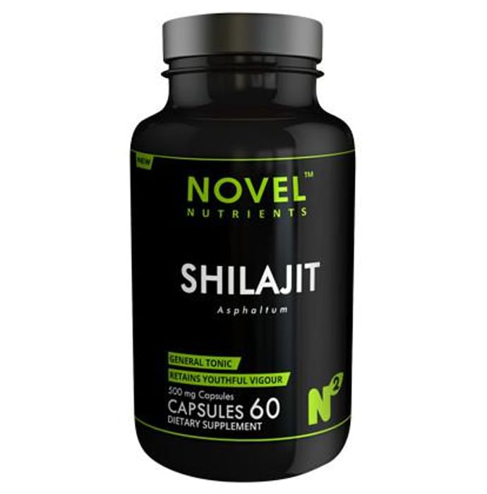 Novel Nutrients Shilajit 500mg Capsule