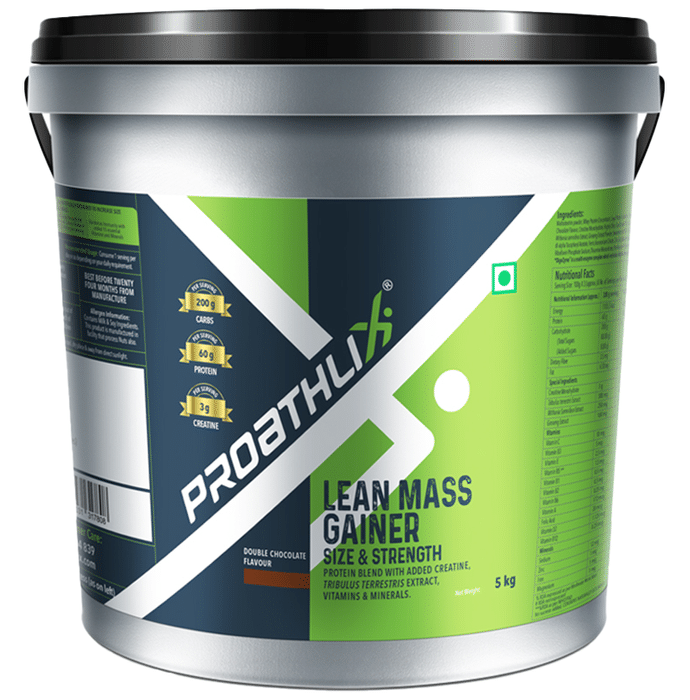 Proathlix Lean Mass Gainer Powder Double Chocolate