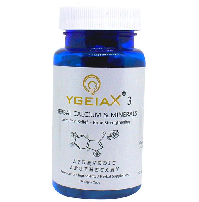 YgeiaX 3 Herbal Calcium & Minerals Vegan Capsule