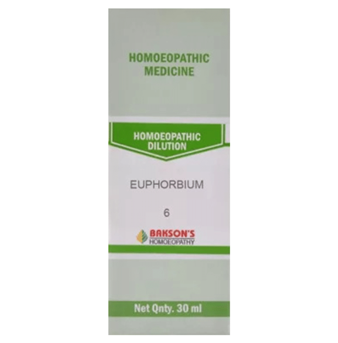 Bakson's Euphorbium Dilution 6 CH