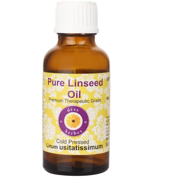 Deve Herbes Pure Linseed Cold Pressed Oil