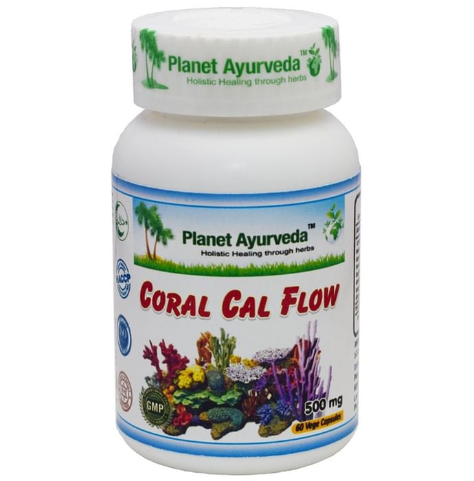Planet Ayurveda Coral Cal Flow Vege Capsule