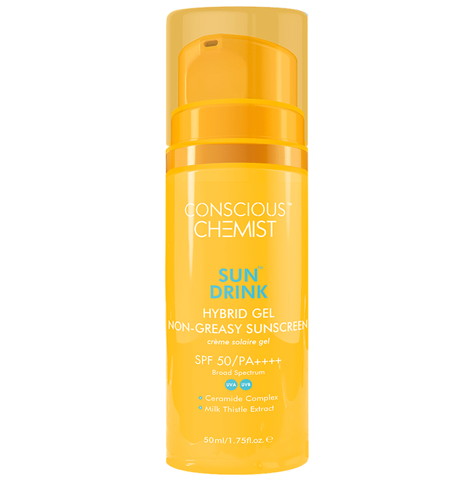 Conscious Chemist Sun Drink Hybrid Non-Greasy Sunscreen Gel SPF 50 PA++++