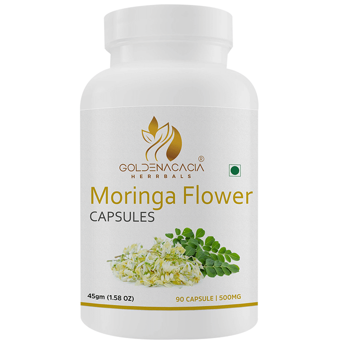 Goldenacacia Herrbals Moringa Flower 500mg Capsule