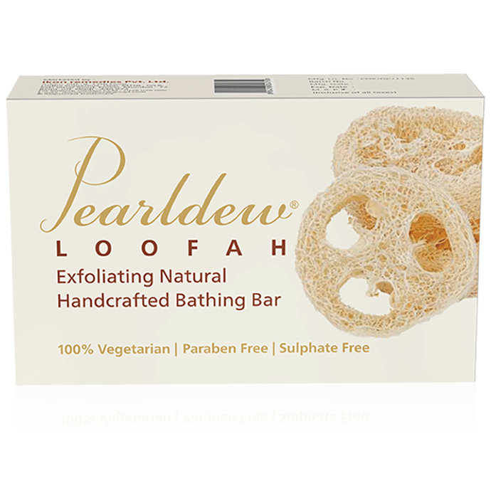 Pearldew Loofah Exfoliating Natural Handcrafted Bathing Bar