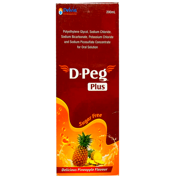 D-Peg Plus Sugar Free Pineapple Syrup