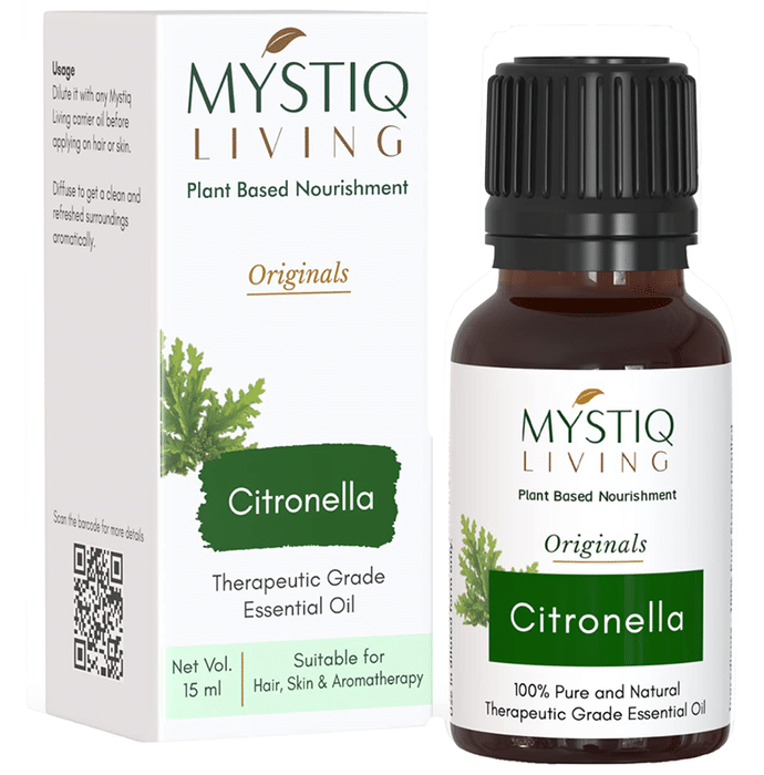 Mystiq Living Originals Therapeutic Grade Essential Oil Citronella
