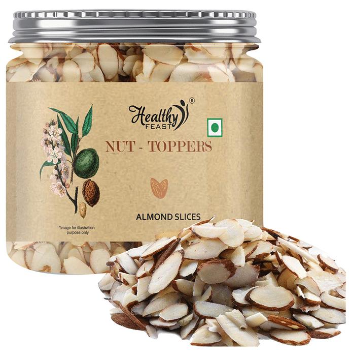 Healthy Feast Nut-Toppers Almond Slices
