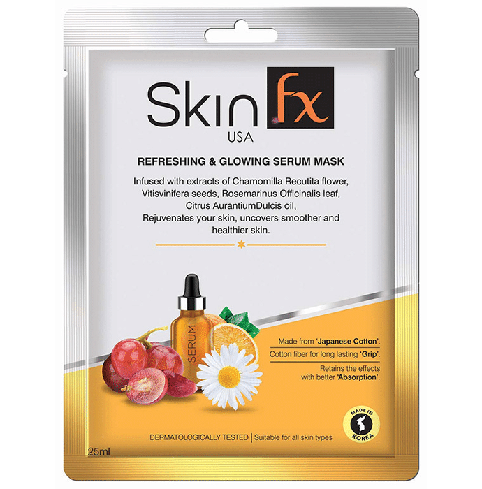 Skin Fx Refreshing & Glowing Serum Mask (25ml Each)