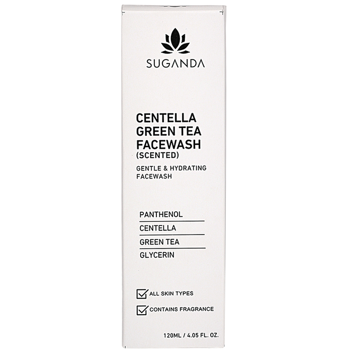 Suganda Green Tea Face Wash Scented