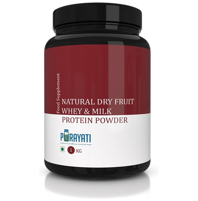 Purayati Natural Dry Fruit Whey & Milk Protein Powder