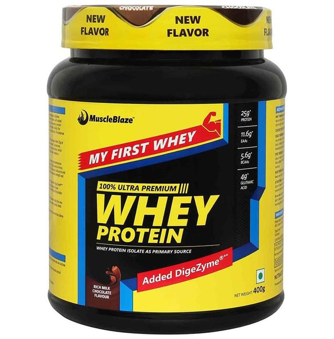 MuscleBlaze MB Whey Protein Rich Milk Chocolate