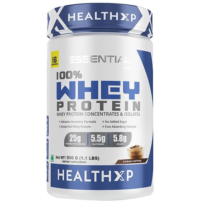 HealthXP 100% Whey Protein Cuban Coffee