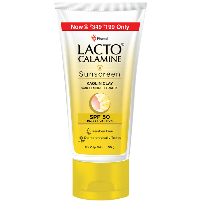 Lacto Calamine Sunscreen Kaolin Clay with Lemon Extract