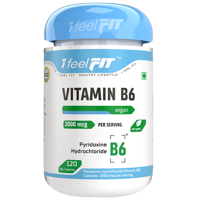 iFeelFIT Vitamin B6 2000mcg Veg. Capsule